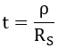Formular for the thickness of a conductive layer