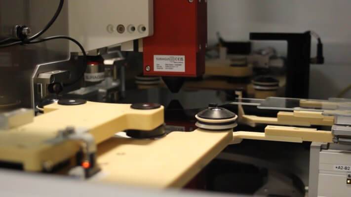 Automated wafer handling system of the fully automated wafer imaging tool - EddyCus® ResMapper