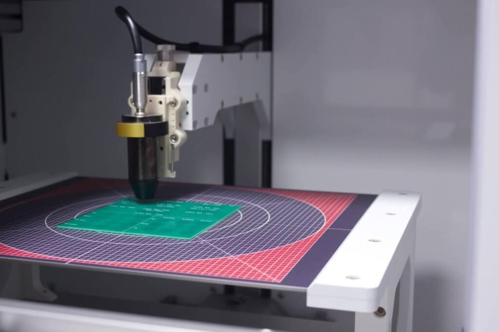 EddyCus® map 2530 RMT eddy current imaging tool for mixed solutions measuring a printed electronics