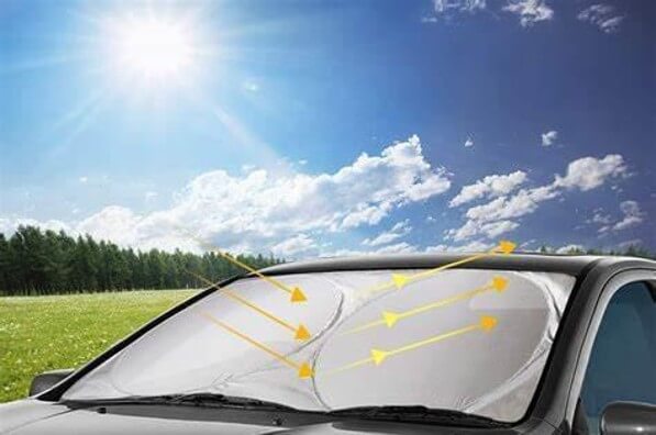 Example photo for Automotive Glass applications as a typical measurement task of SURAGUS sensors