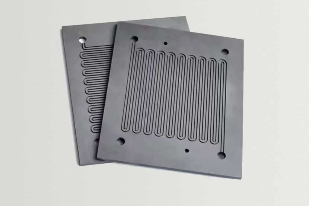 Example photo for Fuel Cell bipolar plate applications as a typical measurement task of SURAGUS sensors